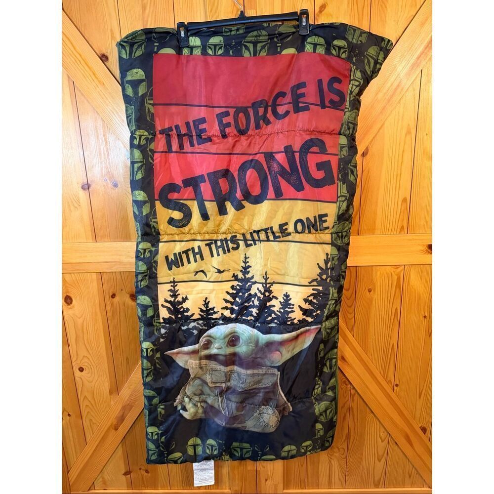 Star Wars Mandalorian Kids Sleeping Bag Camping Grogu Baby Yoda (6244) Read